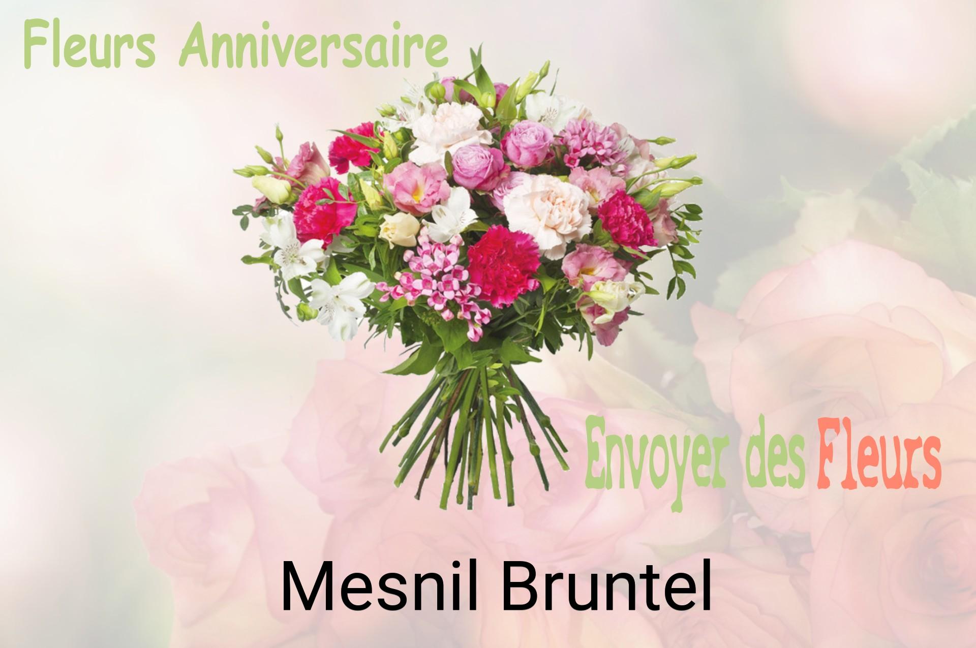 Bouquet de fleurs d’anniversaire livré à Mesnil-Bruntel